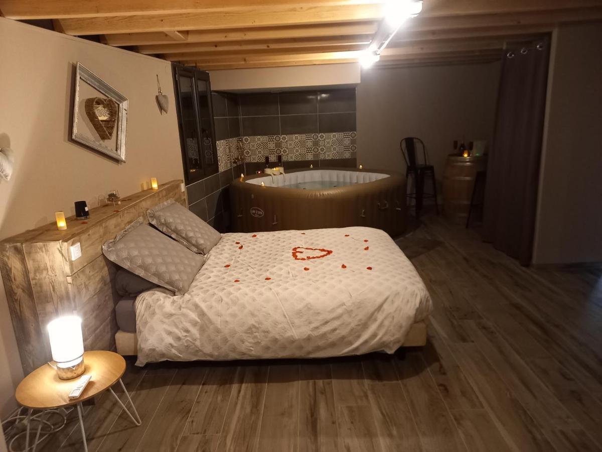 Villa COSY-LOFT Industriel , jacuzzi , WIFI , 6 personnes max à Aigues-Vives  Extérieur photo